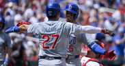 Cubs belt six homers to rout rival Cardinals