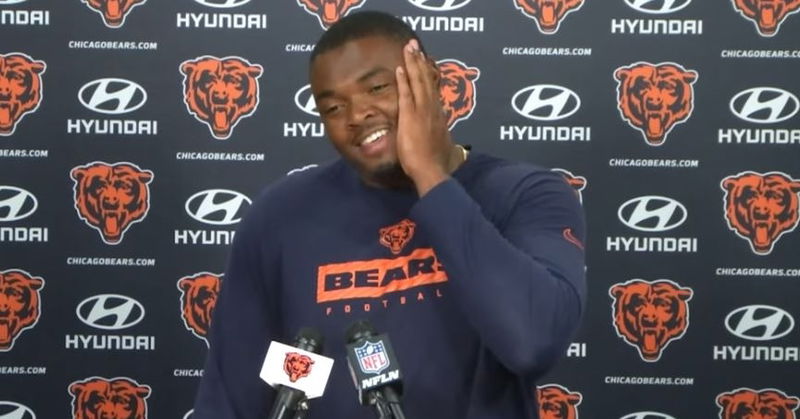 Amegadjie on being activated, his love for the Bears and Devin Hester