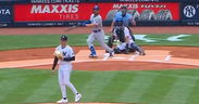 WATCH: Michael Busch blasts leadoff homer against Yankees