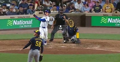Photo for WATCH: Pete Crow-Armstrong crushes 452-foot homer off scoreboard