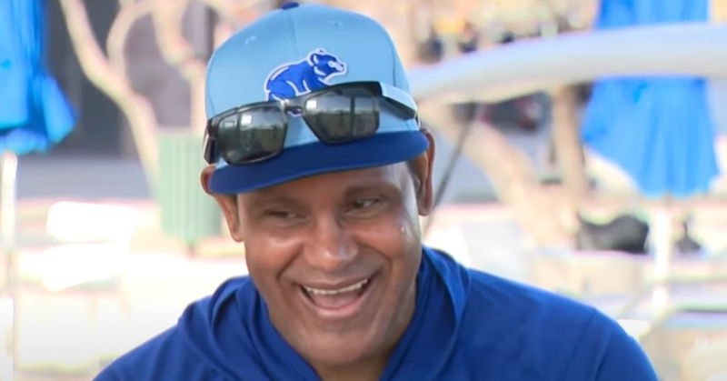 WATCH: Sammy Sosa reacts to being back at Cubs camp