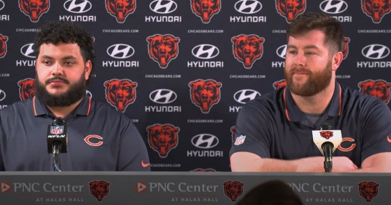 Thuney and Jackson on their trade to the Bears, protecting Caleb Williams