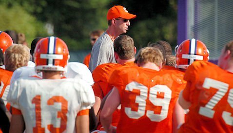 Swinney wants to see Tigers develop an identity and swagger as scrimmages begin
