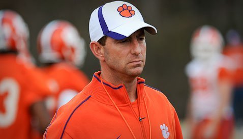 Monday's post-practice videos of Dabo and players 