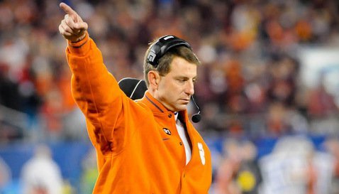 Five years in, Swinney has program pointed in the right direction 