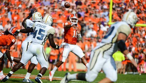 Tajh Boyd passed for 340 yards and four touchdowns against Georgia Tech in 2013.