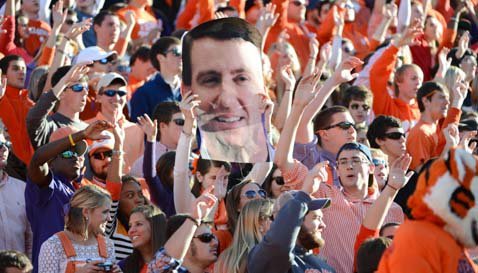 Clemson ranked #1 relentless CFB fan base by Todd McShay