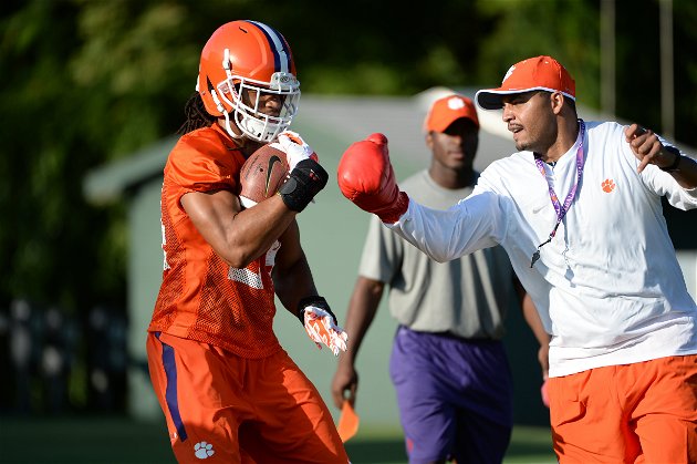 Clemson assistant coach Tony Elliott was named ACC Recruiter of the Year 
