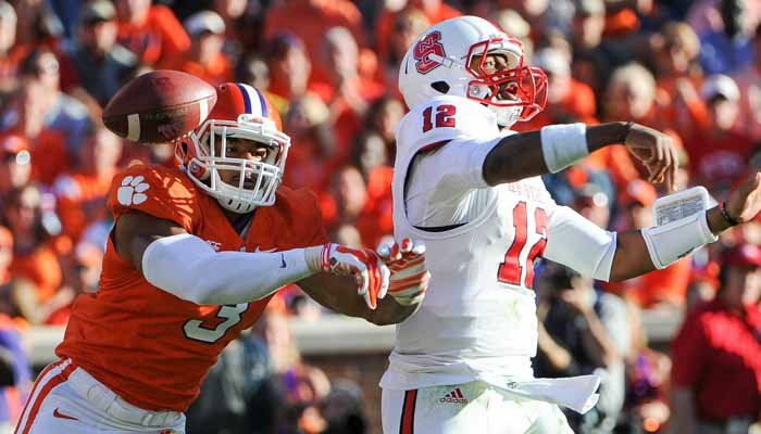 Vic Beasley will be on the prowl for Clemson's sack record on Saturday.