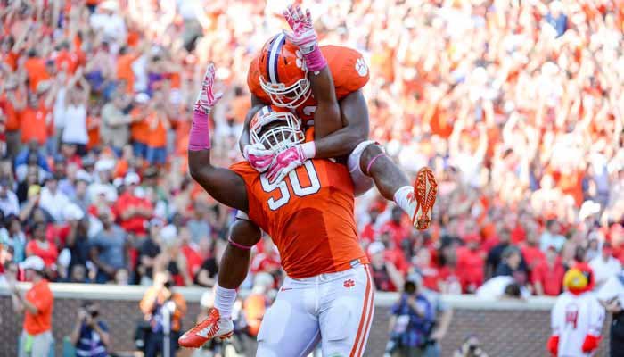 The Clemson defense is ranked #1 in total defense.