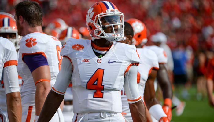 Watson has been upgraded to probable in the latest Clemson injury report.