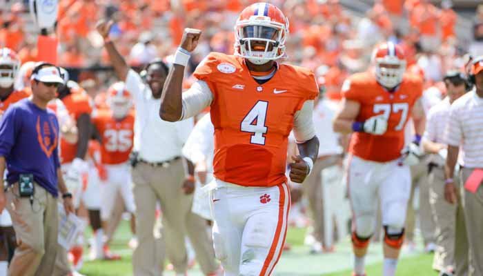 Clemson stays at #24 for the second straight week.