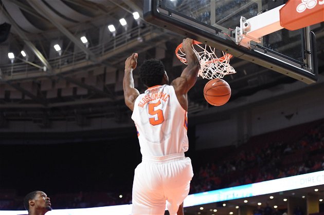 Blossomgame's alley-oop was the 1st bucket of the season for the Tigers