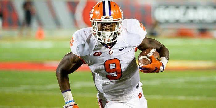 Gallman says he is not 100% heading into SC game