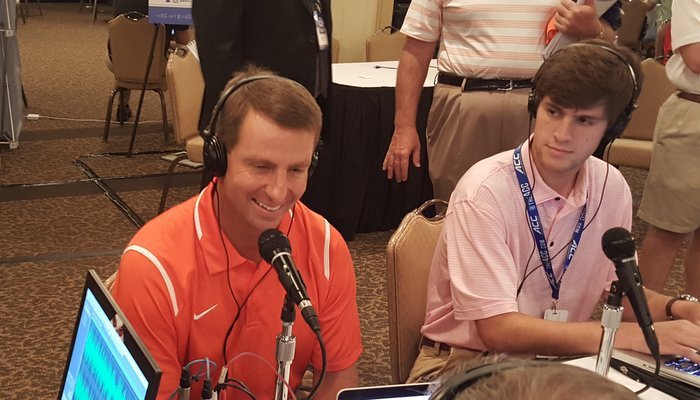 Swinney says Tigers should embrace being the favorites 