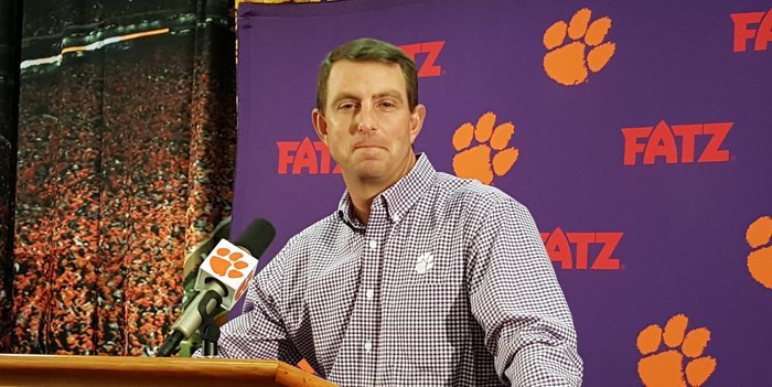 WATCH: Swinney says Clemson will never be left out of CFB Playoff because of scheduling