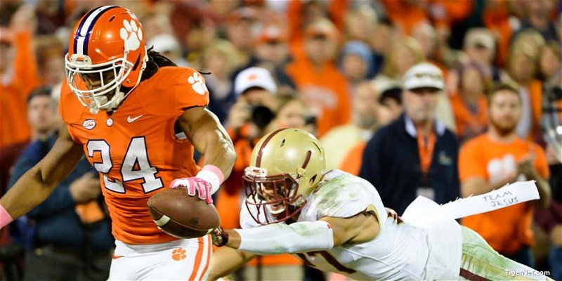 Clemson RB makes decision this will be his final year