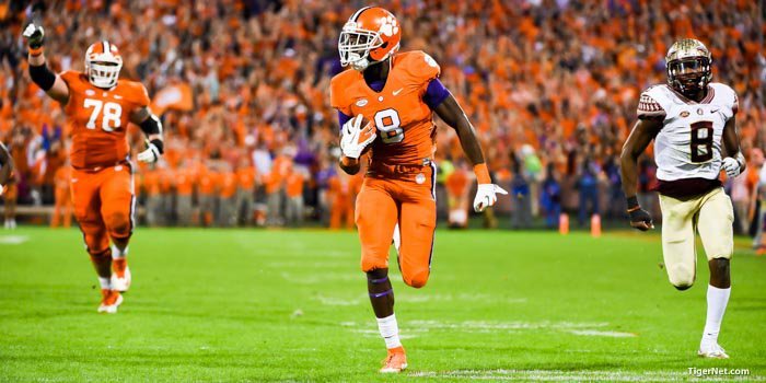 Clemson ranked #1 in CFB Playoff Rankings for 3rd week