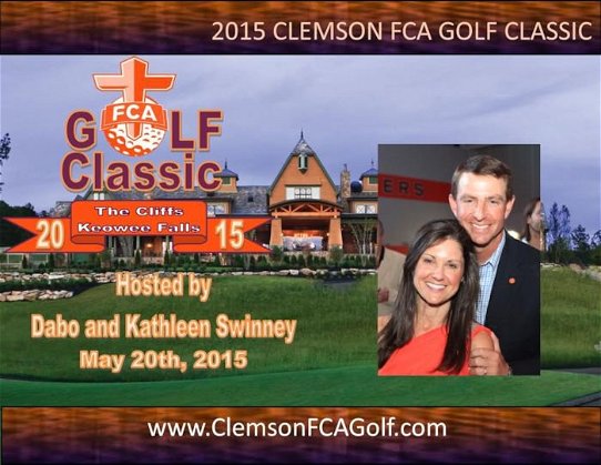 The 2015 Clemson Fellowship of Christian Athletes Golf Classic will be May 20.
