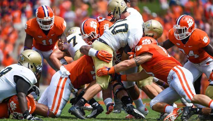 The Clemson defense was stingy against Wofford
