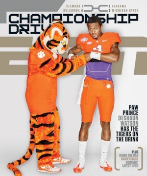 Watson featured on cover of ESPN the Magazine