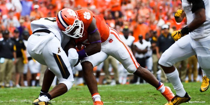 Gallman has 29 rushes for 171 yards and 3 TD's this season