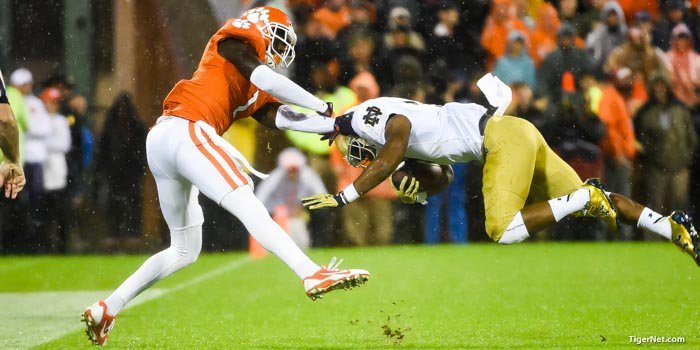 Monday update: Kearse felt disrespected by Notre Dame players 