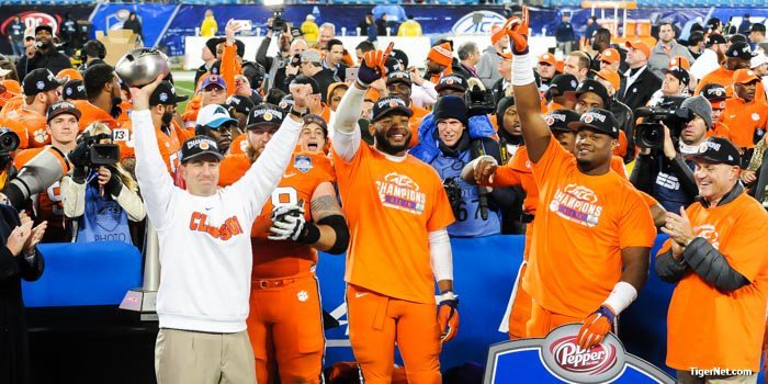 Clemson to recognize football team at Saturday's basketball game