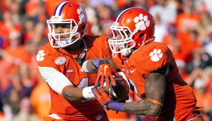 Watson and Gallman are a nice 1-2 punch for Clemson