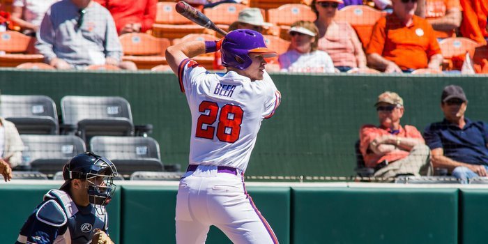 Clemson baseball recruiting class ranked #12 in nation