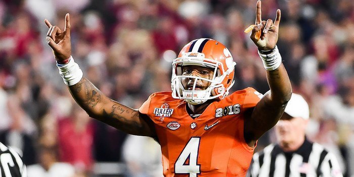 Deshaun Watson is 218 pounds....and he's faster