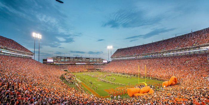 A study released Thursday says Clemson home games are among the top-5 priciest <br> in college football currently.