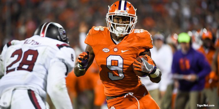 Gallman 18th in 40-yard dash among RBs at NFL Combine
