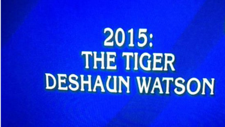 Deshaun Watson featured in Jeopardy question