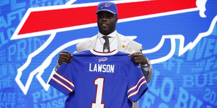 Lawson was chosen with the 19th overall pick Thursday 