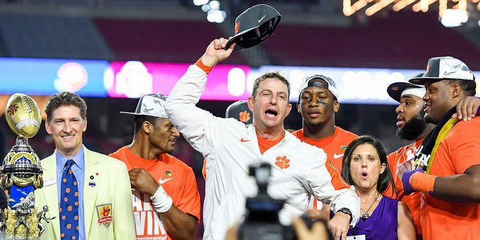 Next stop for Swinney and the Tigers? Winning the elusive national title