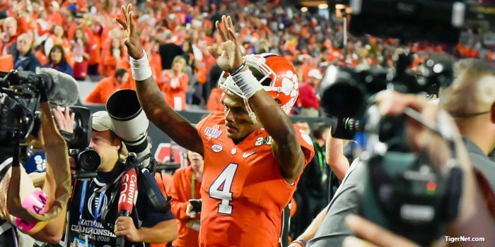 Clemson ranked in Top 5 in Capital One Cup Final Standings