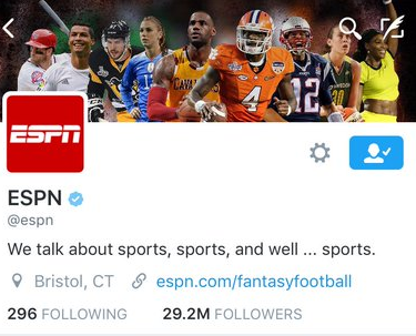 Deshaun Watson featured on ESPN's Twitter account