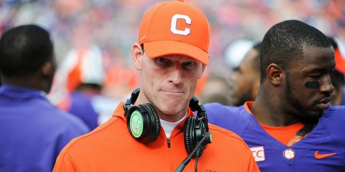 Clemson assistant coaching staff ranked #2 in highest salaries