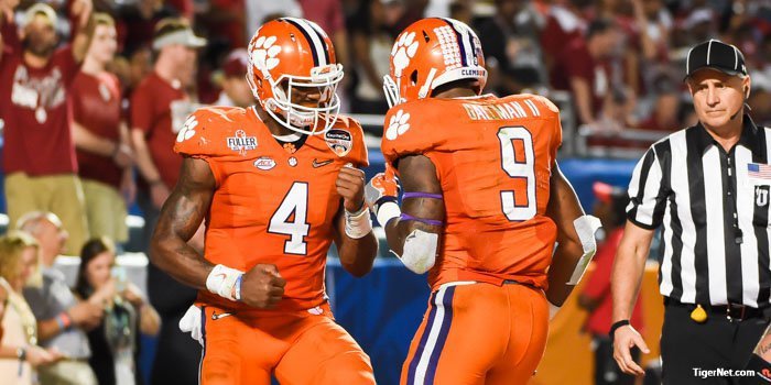 Watson and Gallman are now in the NFL