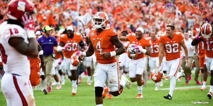 Impressive TV ratings for Clemson-NC State