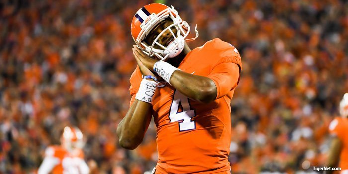 Watson celebrated after touchdowns while at Clemson