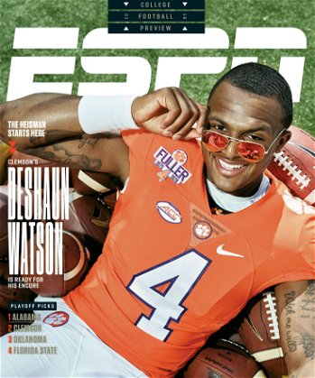 Deshaun Watson on the cover of ESPN The Magazine