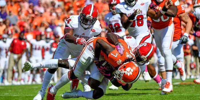 Williams leads Clemson with 39 receptions in seven games 