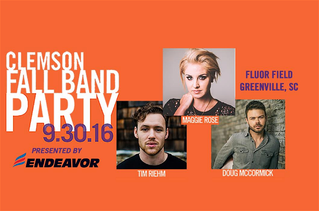 Clemson Fall Band Party on Friday
