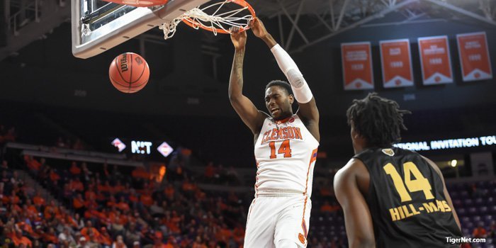 Clemson downs Texas Southern