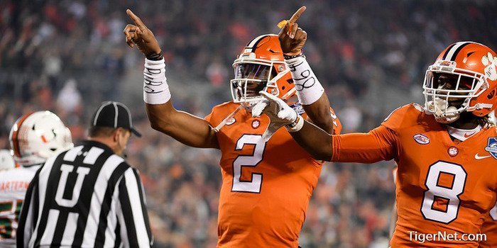 Clemson finished with wins over nine teams that finished with winning records. 
