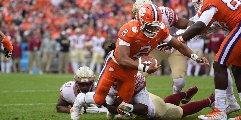 Kelly Bryant's ankle injury and concussion suffered against Syracuse is a factor in Clemson's ranking, says CFP committee chair Kirby Hocutt.