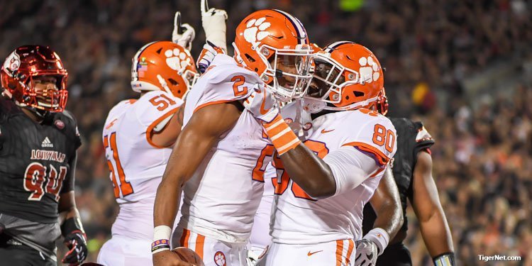 Bryant led Clemson to a convincing victory over UL