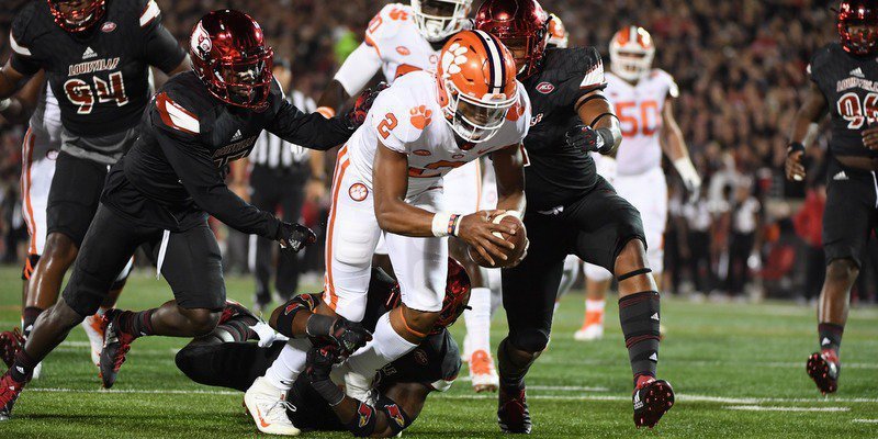 Clemson lost two first-place votes this week after pulling away to a 34-7 win over Boston College. 